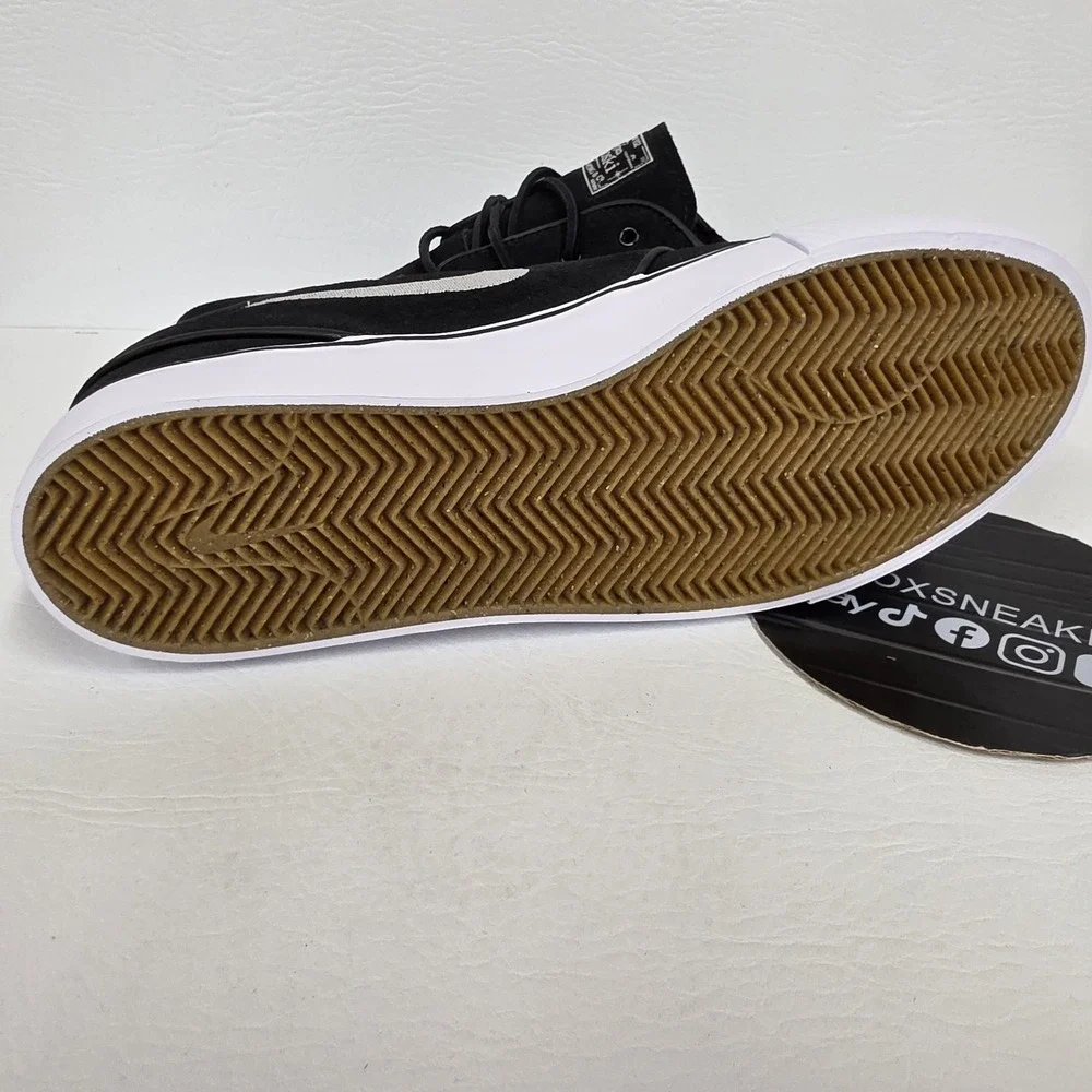 Nike SB Stefan Janoski+ Black Suede Skate Shoes FD6757- 001 Men's Size 9.5